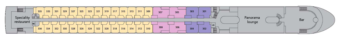 Riviera Travel, MS Riviera Radiance, Diamond Deck.png